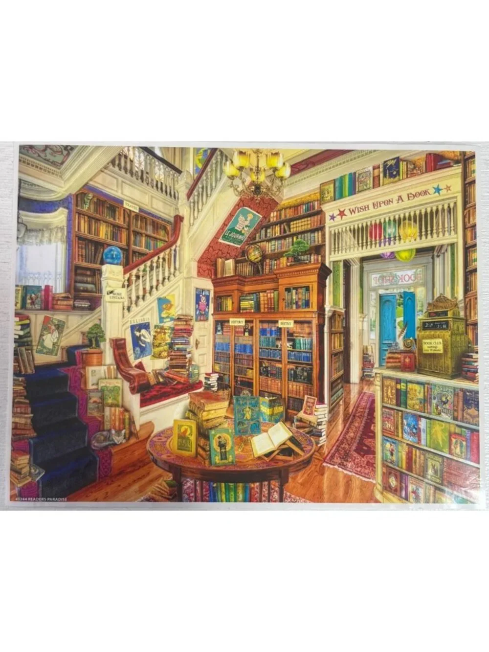 Readers Paradise 1000-Piece Jigsaw Puzzle By White Mountain Puzzles